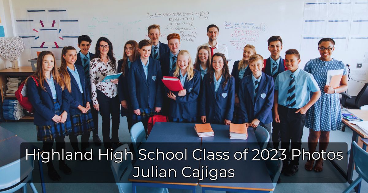 Highland High School Class of 2023 Photos Julian Cajigas